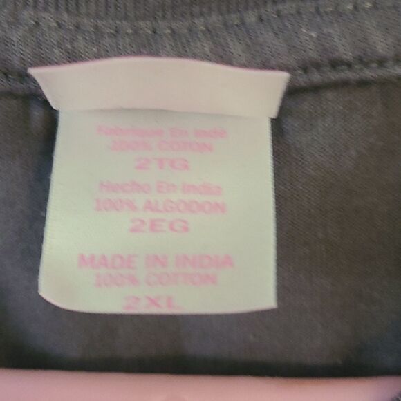 Ladie's/Women's Grey Short Sleeved 2XL Tee Shirt - Picture 4 of 5